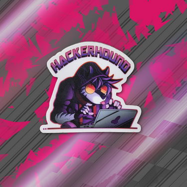 Hackerhound "Hacking" -- Sticker