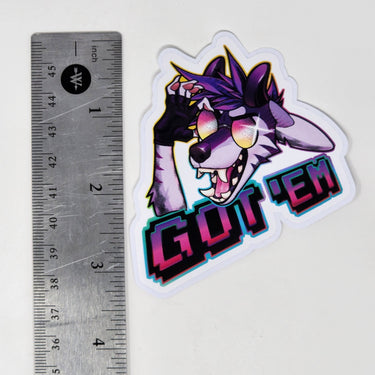 Hackerhound "GOT'EM" -- Sticker
