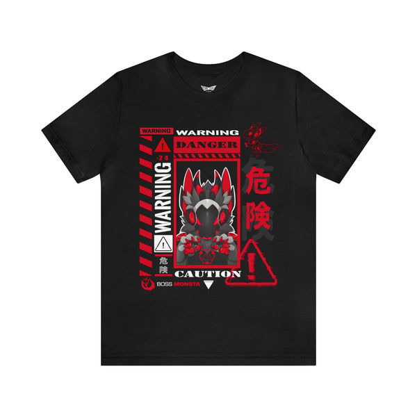 Danger Proto T-Shirt – Black with Red Design