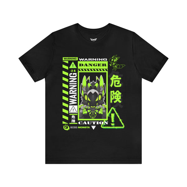 Danger Proto T-Shirt – Black with Green Design