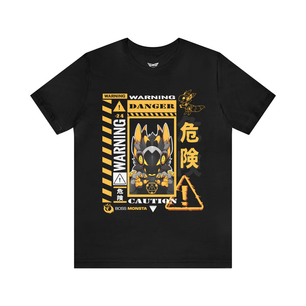 Danger Proto T-Shirt – Black with Yellow Design