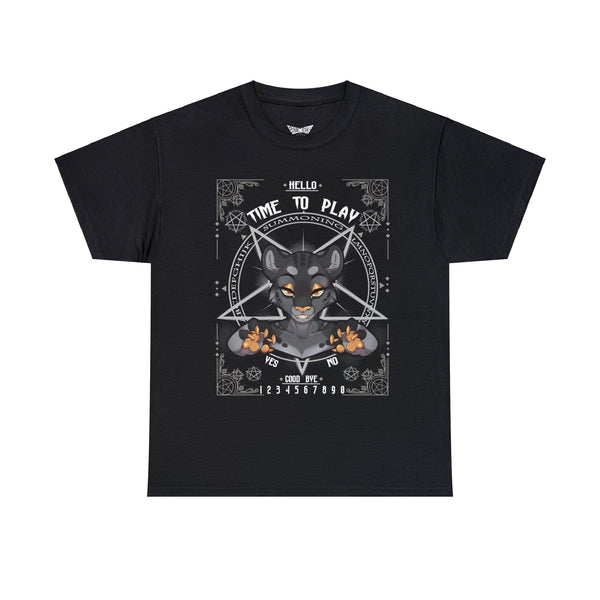 Ouja Cat T-Shirt – Black