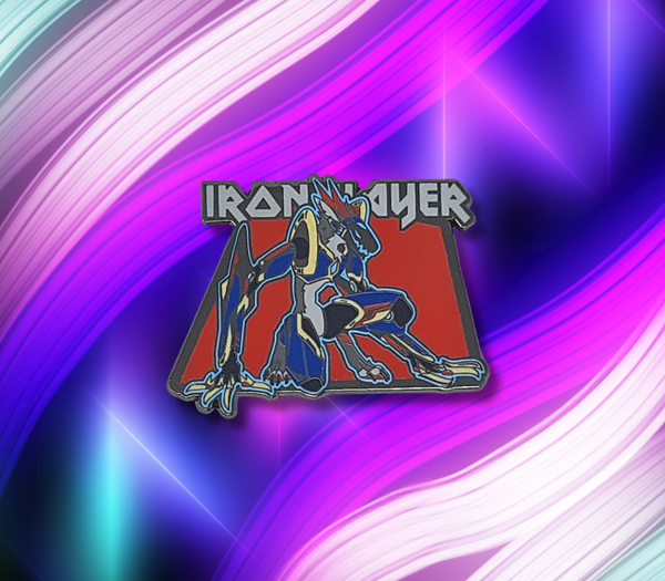 Raeal "Iron Slayer" -- 2" Enamel Pin [FINAL SALE]