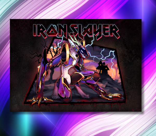 Raeal "Iron Slayer" -- A3 Gloss Print [FINAL SALE]