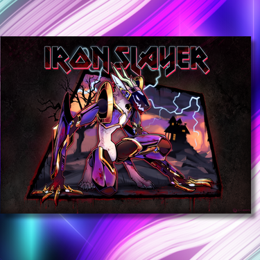 Raeal "Iron Slayer" -- A3 Gloss Print