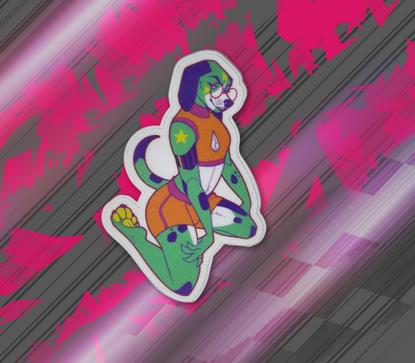 Orion The Beagle Sticker – 3” Cybervixen Design