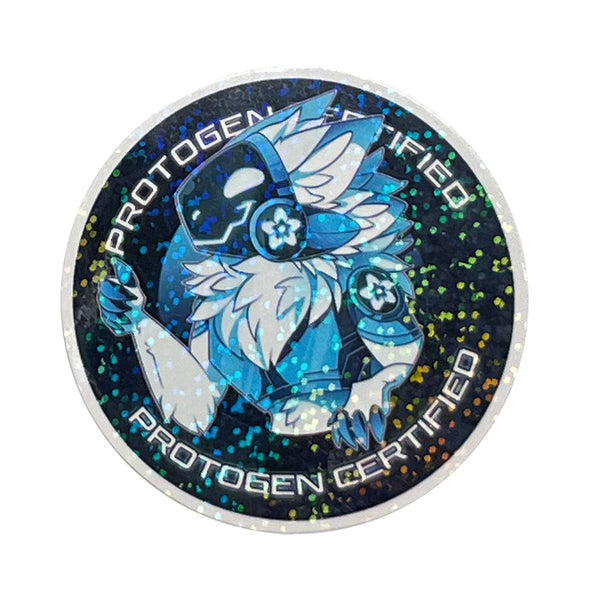 Protogen Certified Holographic Sticker – 3” Circle