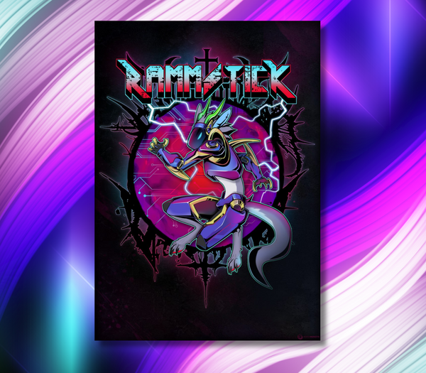 Raeal "Rammstick" -- A3 Gloss Print [FINAL SALE]