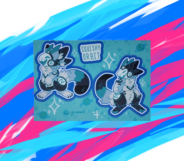 Orbit The Protogen “Squishy Orbit” Sticker Sheet – Exclusive Designs