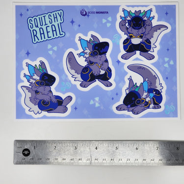 Raeal The Protogen "Squishy Raeal"  -- 1 Sticker Sheet