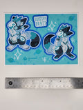 Orbit The Protogen "Squishy Orbit "  -- Sticker Sheet