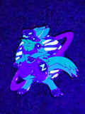 "Around The World" -- Glow In The Dark Enamel Pin