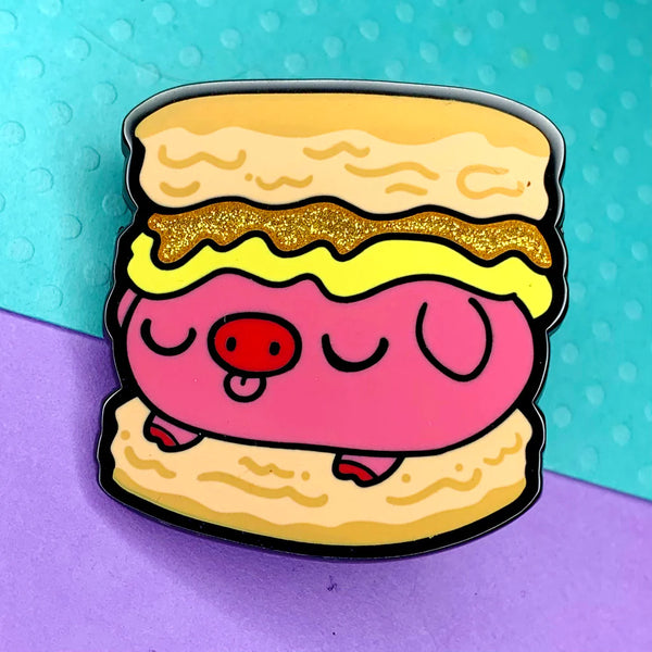 Ham Biscuit Pin