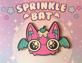 Sprinkle Bat Kawaii Pin