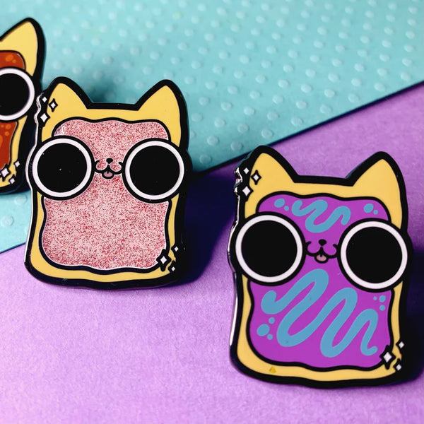 POP TART CAT HARD ENAMEL PIN